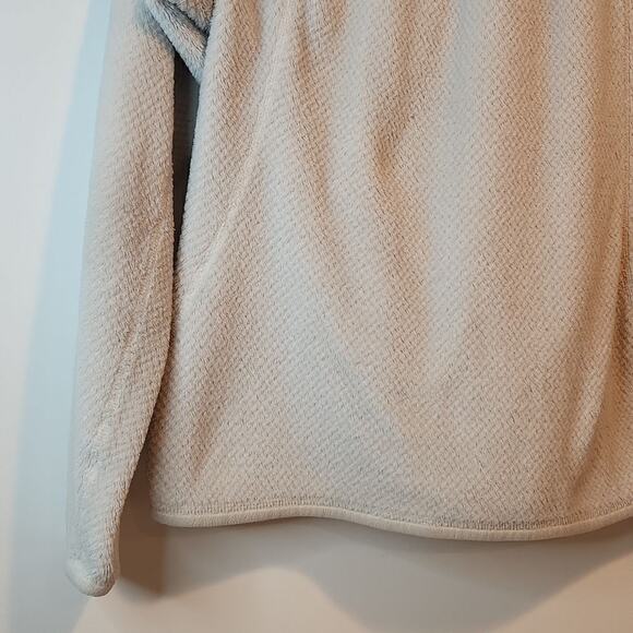 Patagonia Re-Tool 1/4 Snap Fleece Pullover Women's Size Small White/Cream EUC - Picture 13 of 14